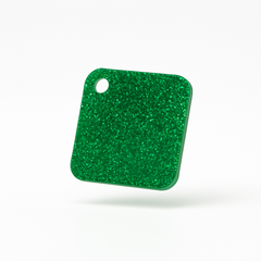 Green Glitter Acrylic Sheet - Multiple Sizes Available