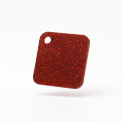 Red Glitter Acrylic Sheet - Multiple Sizes Available