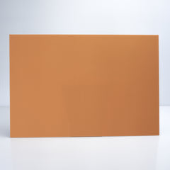 Orange Pastel Opaque Acrylic Sheet - 0.125" (3mm) Thick