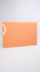 Orange Pastel Opaque Acrylic Sheet - 0.125" (3mm) Thick
