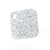 Silver Glitter Acrylic Sheet - Multiple Sizes Available