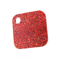 Red Glitter Acrylic Sheet - Multiple Sizes Available