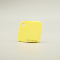 Yellow Pastel Opaque Acrylic Sheet - 0.125" (3mm) Thick