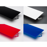 Cast Acrylic Sheet - Opaque Colors - Multiple Colors Available - 0.125" (3mm) Thick