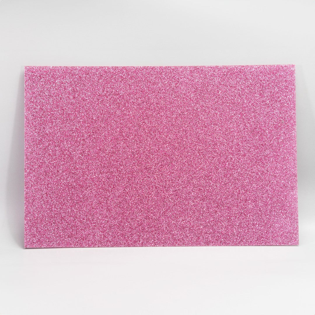Glitter Acrylic Sheet - Opaque Colors - Multiple Colors Available - 0.125" (3mm) Thick