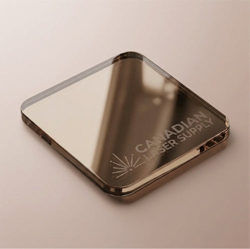 Bronze Mirror Acrylic Sheet - Multiple Sizes Available - 3mm Thick