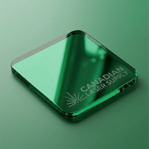 Green Mirror Acrylic Sheet - Multiple Sizes Available - 3mm Thick