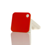Black on Red 2-Ply Acrylic - 1/16" (1.5mm) Thick