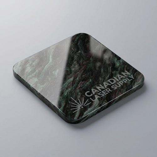 Black Storm Marble Pattern Acrylic Sheet - 0.125" (3mm) Thick