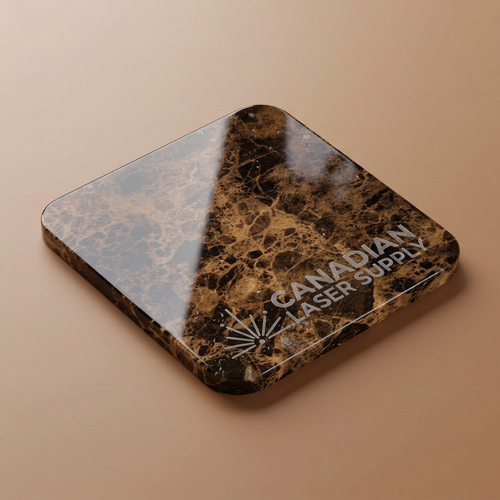 Brown Granite Acrylic Sheet - 0.125" (3mm) Thick