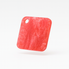 Red Marble Pattern Acrylic Sheet - 0.125" (3mm) Thick