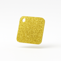 Gold Glitter Acrylic Sheet - Multiple Sizes Available