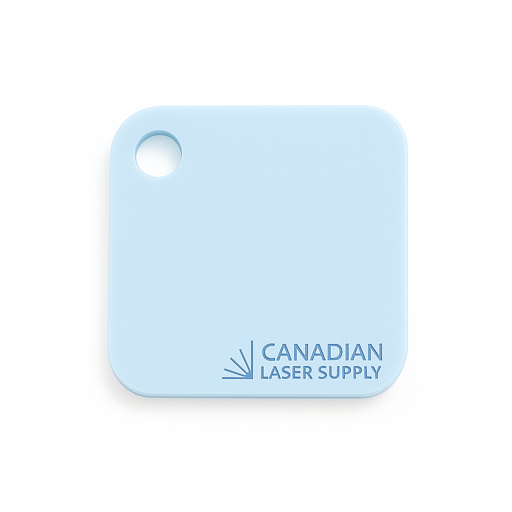 Blue Pastel Opaque Acrylic Sheet - 0.125" (3mm) Thick