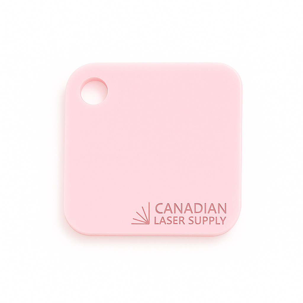 Light Pink Pastel Opaque Acrylic Sheet - 0.125" (3mm) Thick