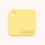 Yellow Pastel Acrylic Sheet - 0.125" (3mm) Thick