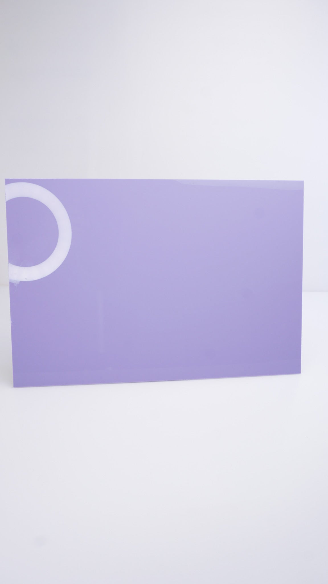Lavender Pastel Opaque Acrylic Sheet - 0.125" (3mm) Thick
