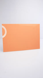 Orange Pastel Acrylic Sheet - 0.125" (3mm) Thick