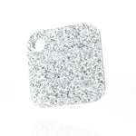 Silver Glitter Acrylic Sheet - Multiple Sizes Available