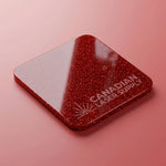 Red Glitter Acrylic Sheet - Multiple Sizes Available