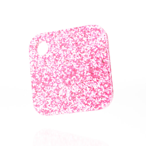 Pink Glitter Acrylic Sheet - Multiple Sizes Available