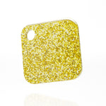 Gold Glitter Acrylic Sheet - Multiple Sizes Available