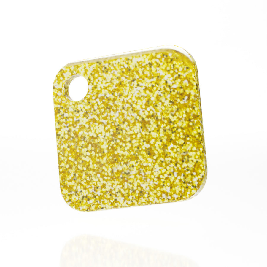 Gold Glitter Acrylic Sheet - Multiple Sizes Available