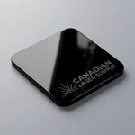 Cast Acrylic Sheet - Gloss Black  - 1.5mm, 3mm, 6mm and 9.5mm Thick