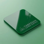 Cast Acrylic Sheet - Gloss Green - 0.125" (3mm) Thick