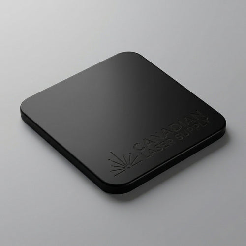Cast Acrylic Sheet - Matte Black  - Multiple Colors Available - 0.125" (3mm) Thick