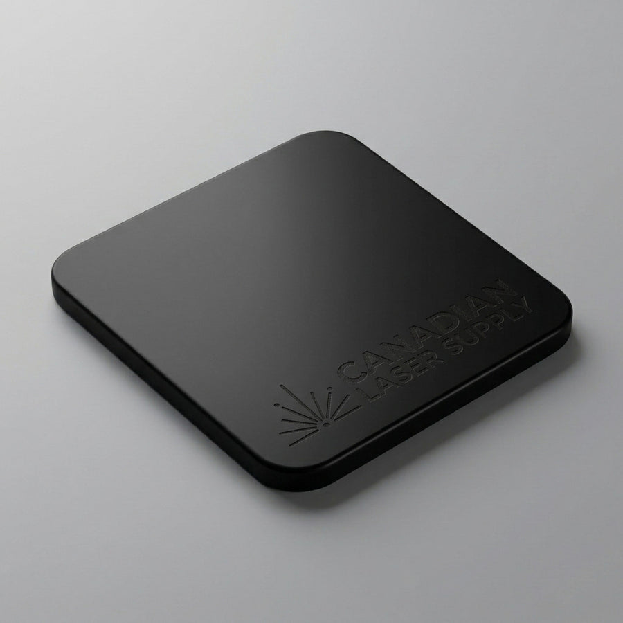 Cast Acrylic Sheet - Matte Black  - Multiple Colors Available - 0.125" (3mm) Thick
