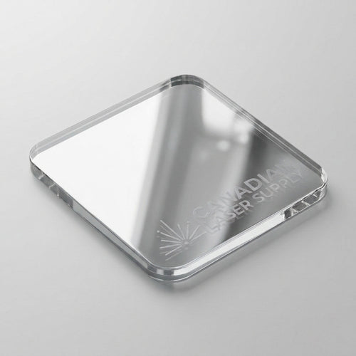 Silver Mirror Acrylic Sheet - Multiple Sizes Available