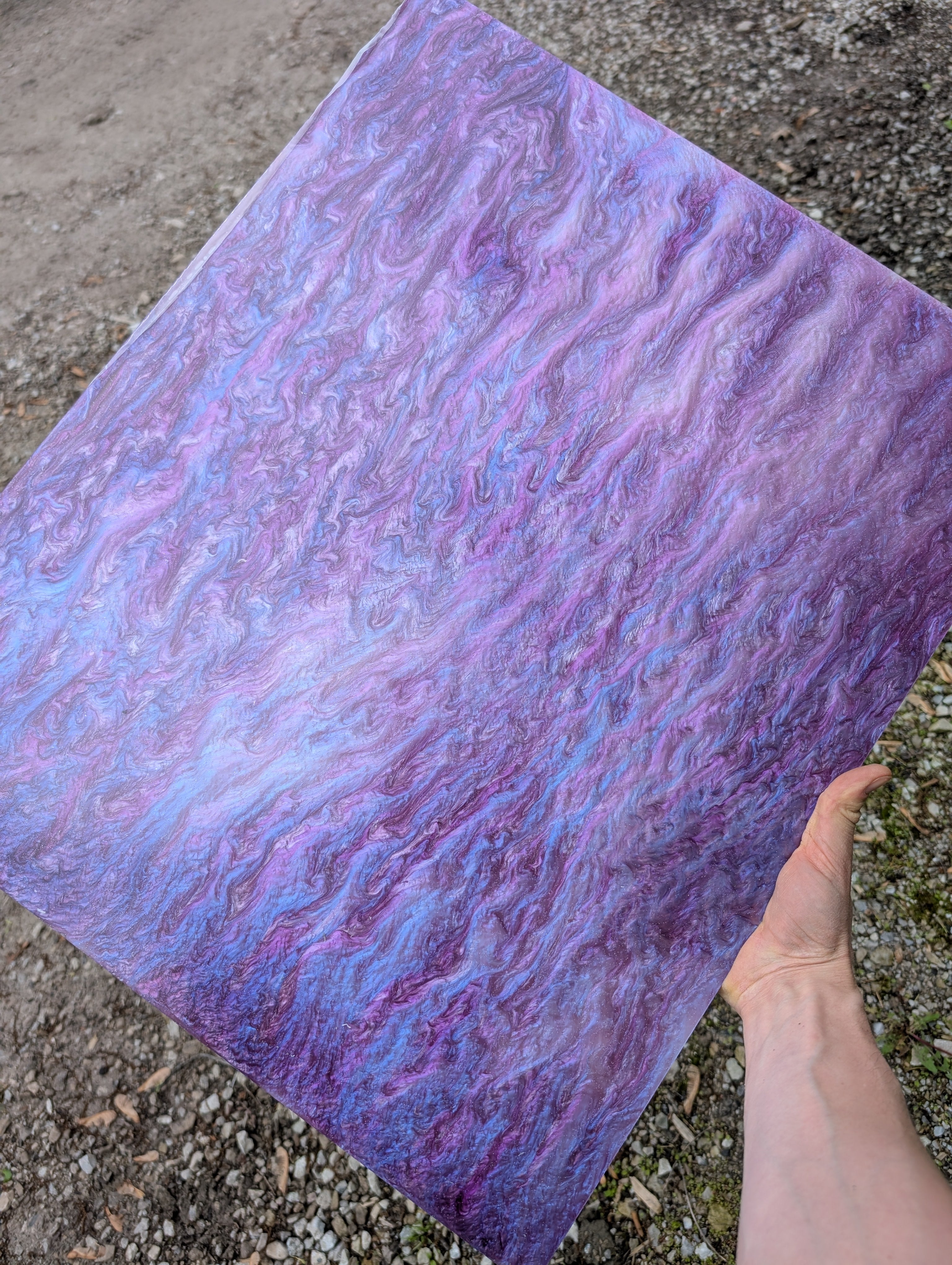 Marble Pattern Acrylic Sheet - Multiple Colors Available - 0.125" (3mm) Thick