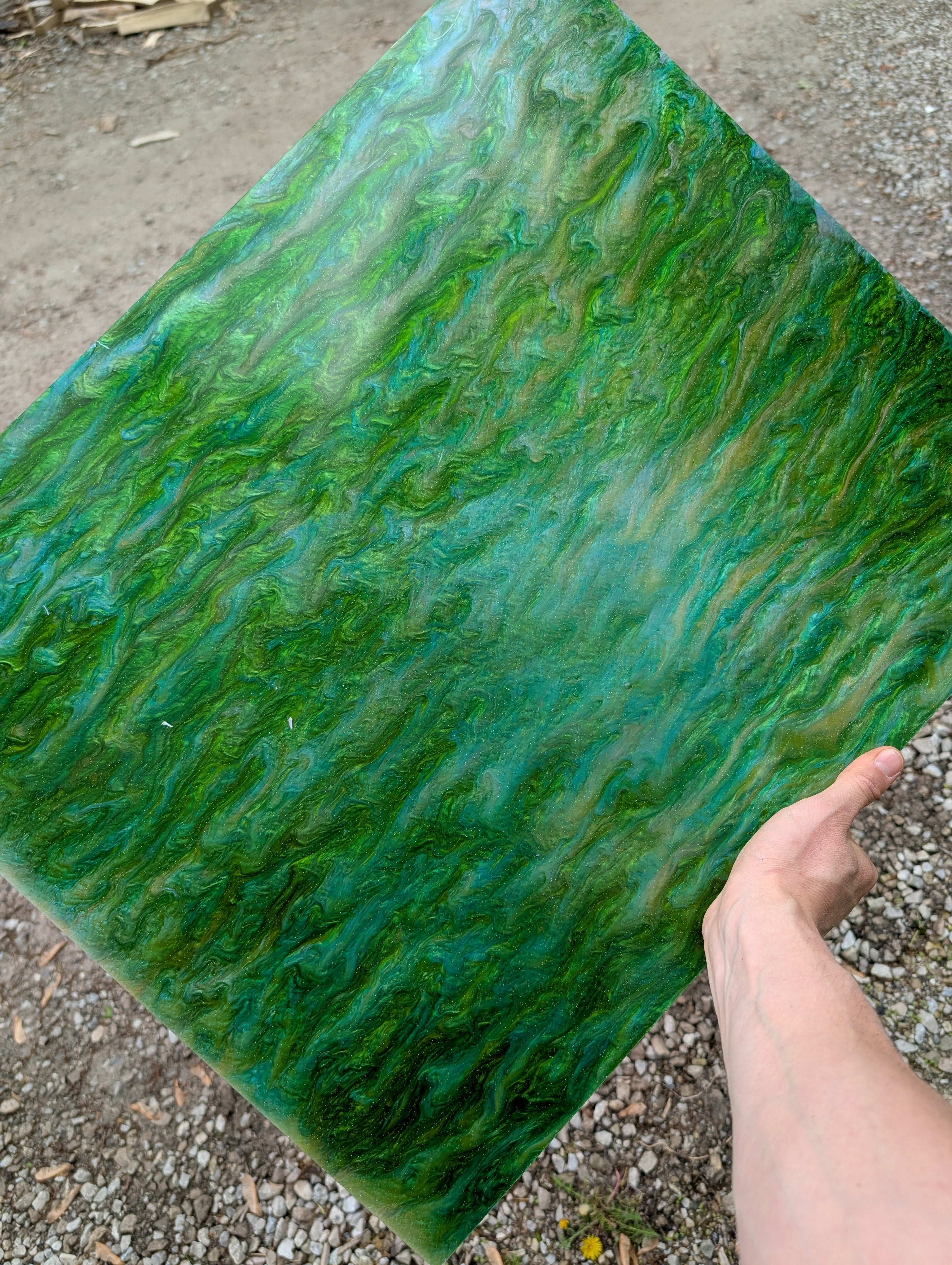 Marble Pattern Acrylic Sheet - Multiple Colors Available - 0.125" (3mm) Thick