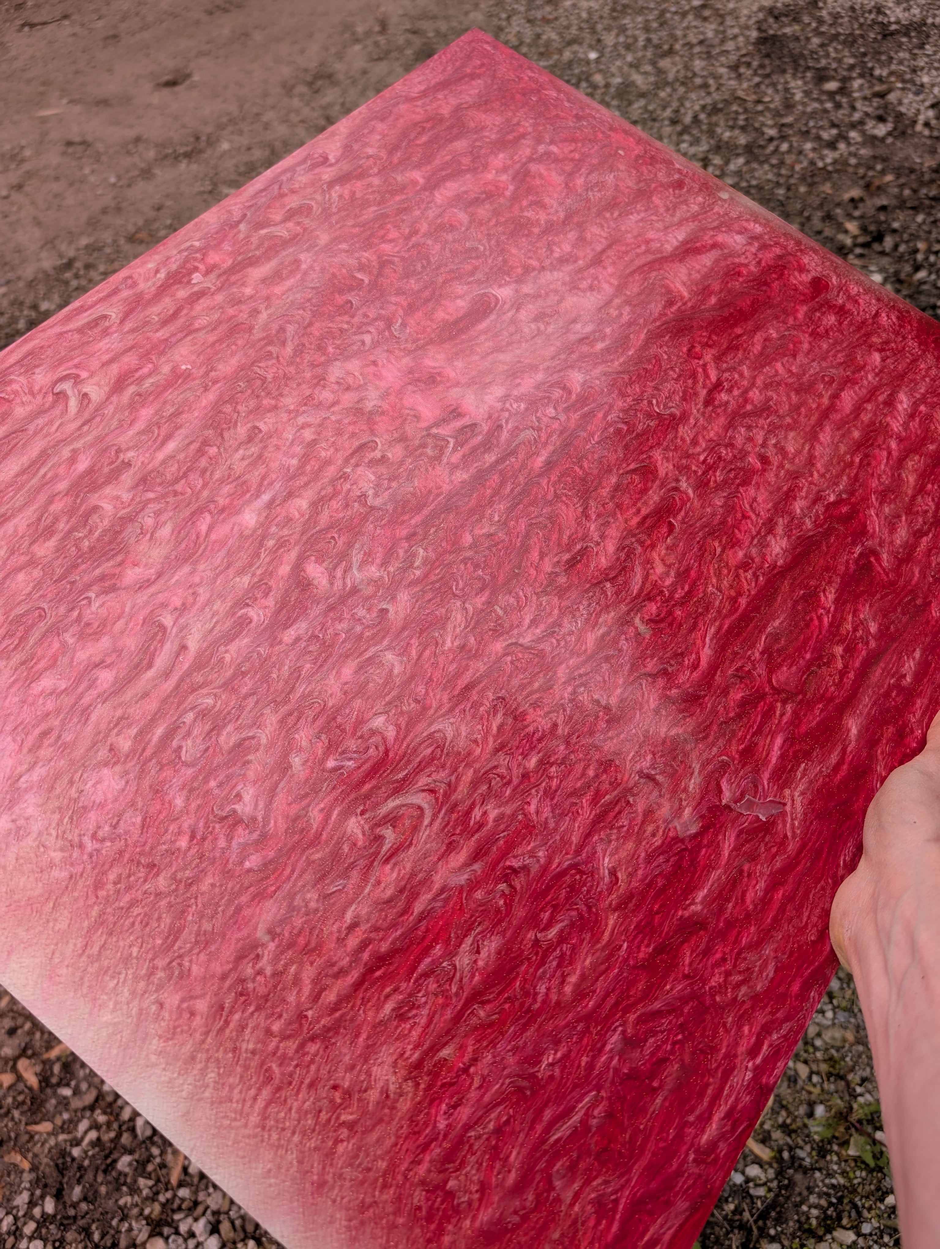 Marble Pattern Acrylic Sheet - Multiple Colors Available - 0.125" (3mm) Thick