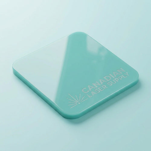 Teal Pastel Acrylic Sheet - 0.125" (3mm) Thick