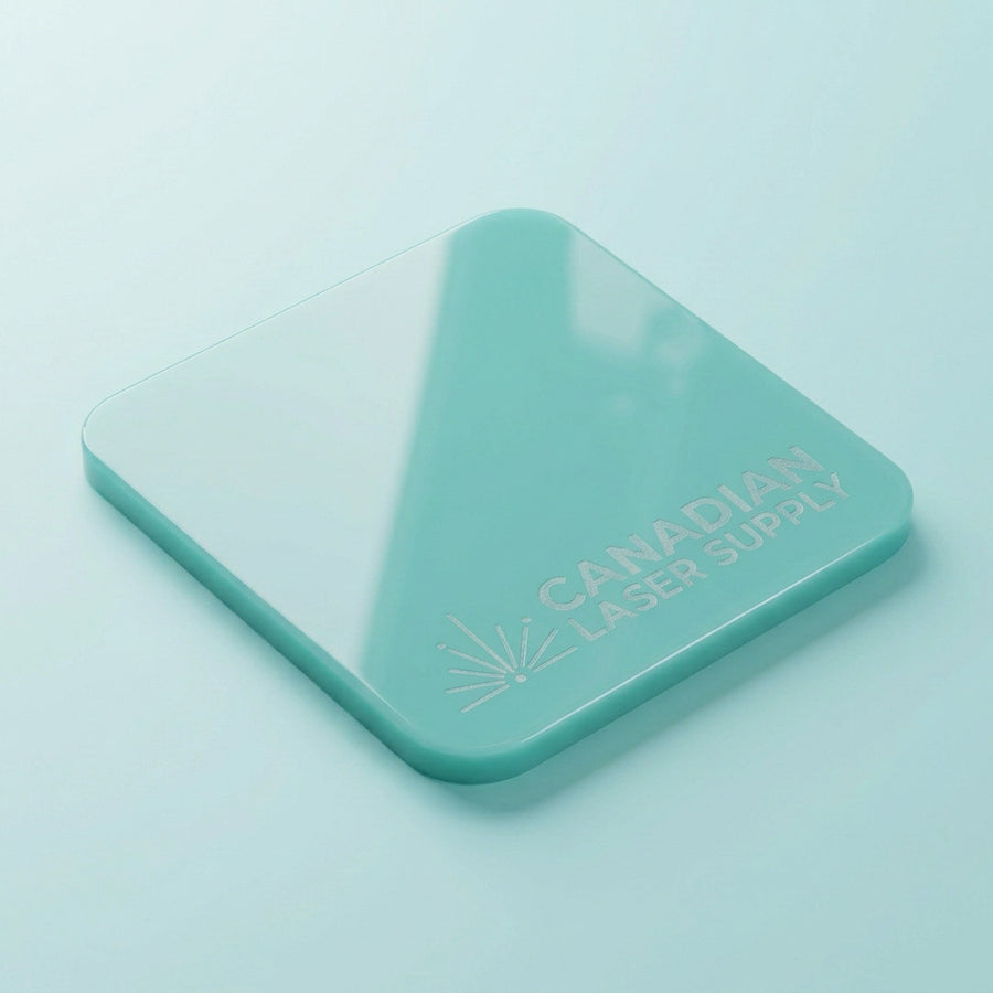 Teal Pastel Acrylic Sheet - 0.125" (3mm) Thick