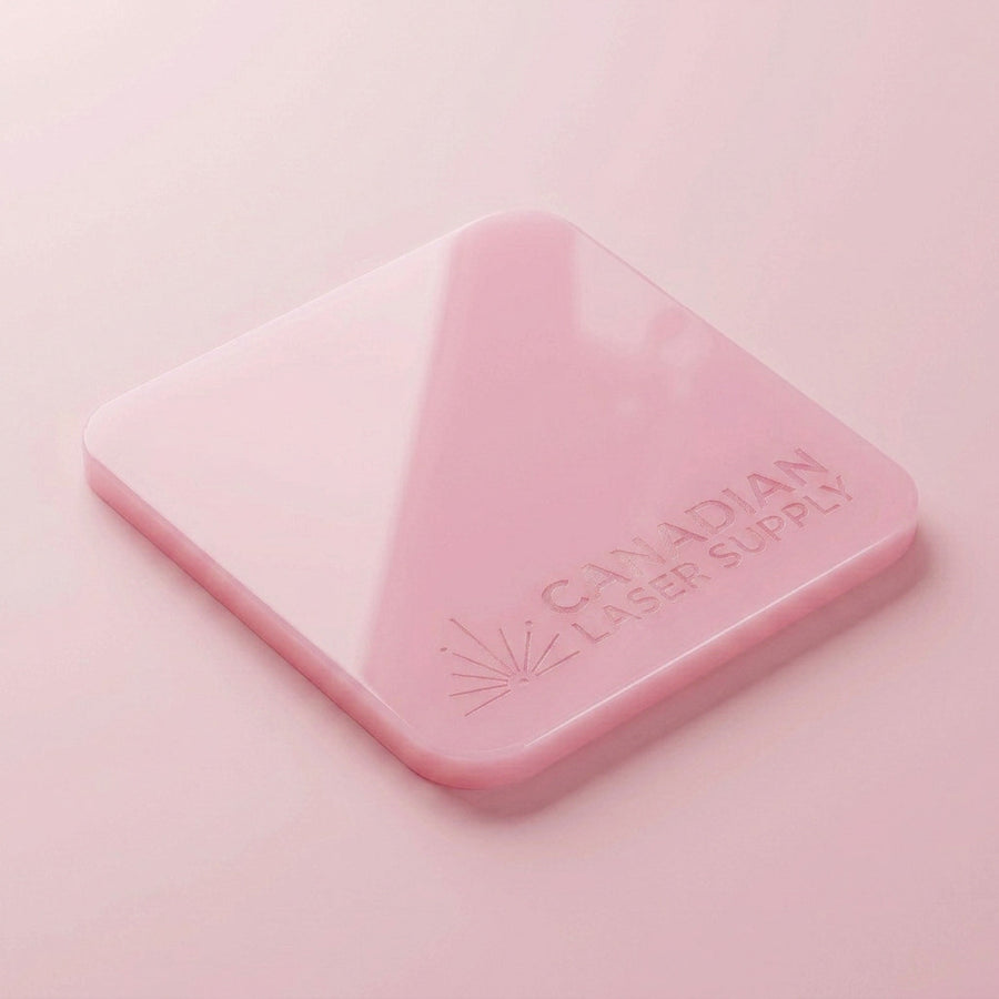 Light Pink Pastel Acrylic Sheet - 0.125" (3mm) Thick
