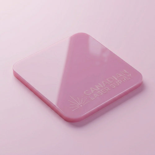 Dark Pink Pastel Acrylic Sheet - 0.125" (3mm) Thick