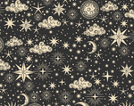 Starry Night Pattern Acrylic Sheet - 0.125" (3mm) Thick