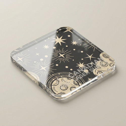 Starry Night Pattern Acrylic Sheet - 0.125" (3mm) Thick