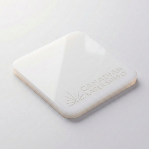 Light Diffusing White Acrylic Sheet - 0.125" (3mm) Thick