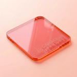 Plaque acrylique rose/orange fluorescent - 0,125" (3mm) d'épaisseur