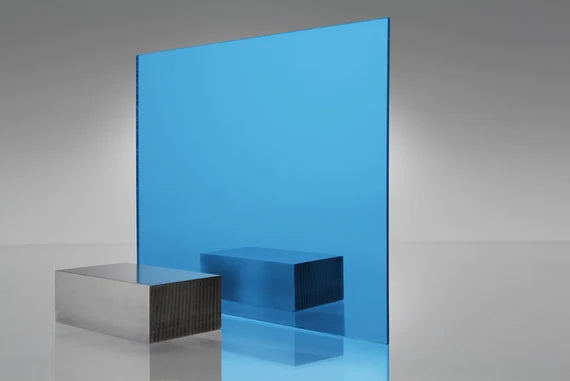Mirrored Acrylic Sheet - Opaque Colors - Multiple Colors Available - 0.125" (3mm) Thick