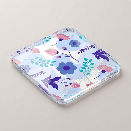 Light Floral Pattern Acrylic Sheet - 0.125" (3mm) Thick
