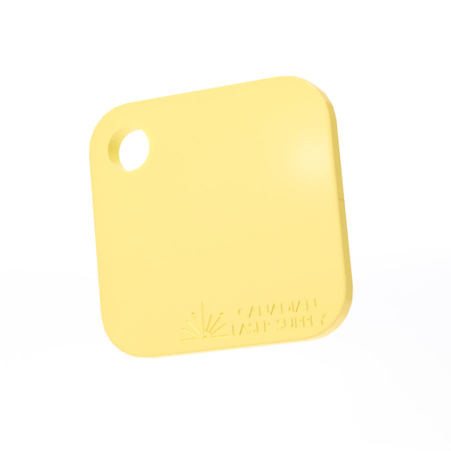 Yellow Pastel Acrylic Sheet - 0.125" (3mm) Thick