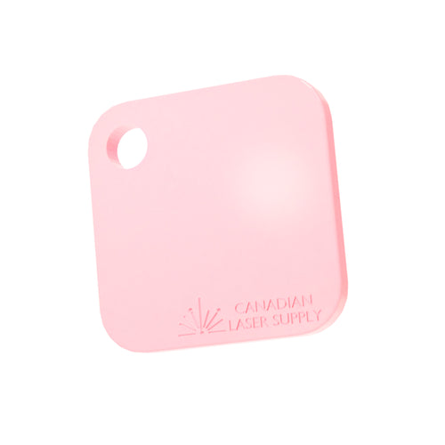 Light Pink Pastel Acrylic Sheet - 0.125" (3mm) Thick