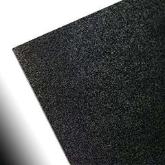 Textured ABS Sheet - Black - 0.25" Thick - Multiple Sizes Available
