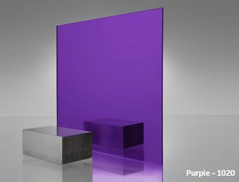 Mirrored Acrylic Sheet - Opaque Colors - Multiple Colors Available - 0.125" (3mm) Thick