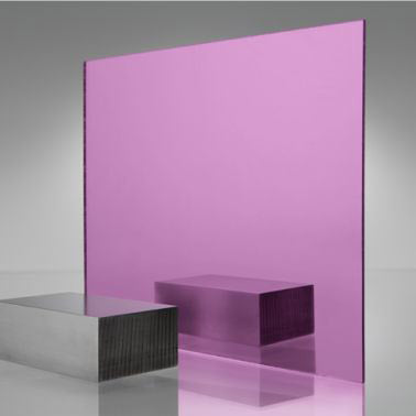 Mirrored Acrylic Sheet - Opaque Colors - Multiple Colors Available - 0.125" (3mm) Thick